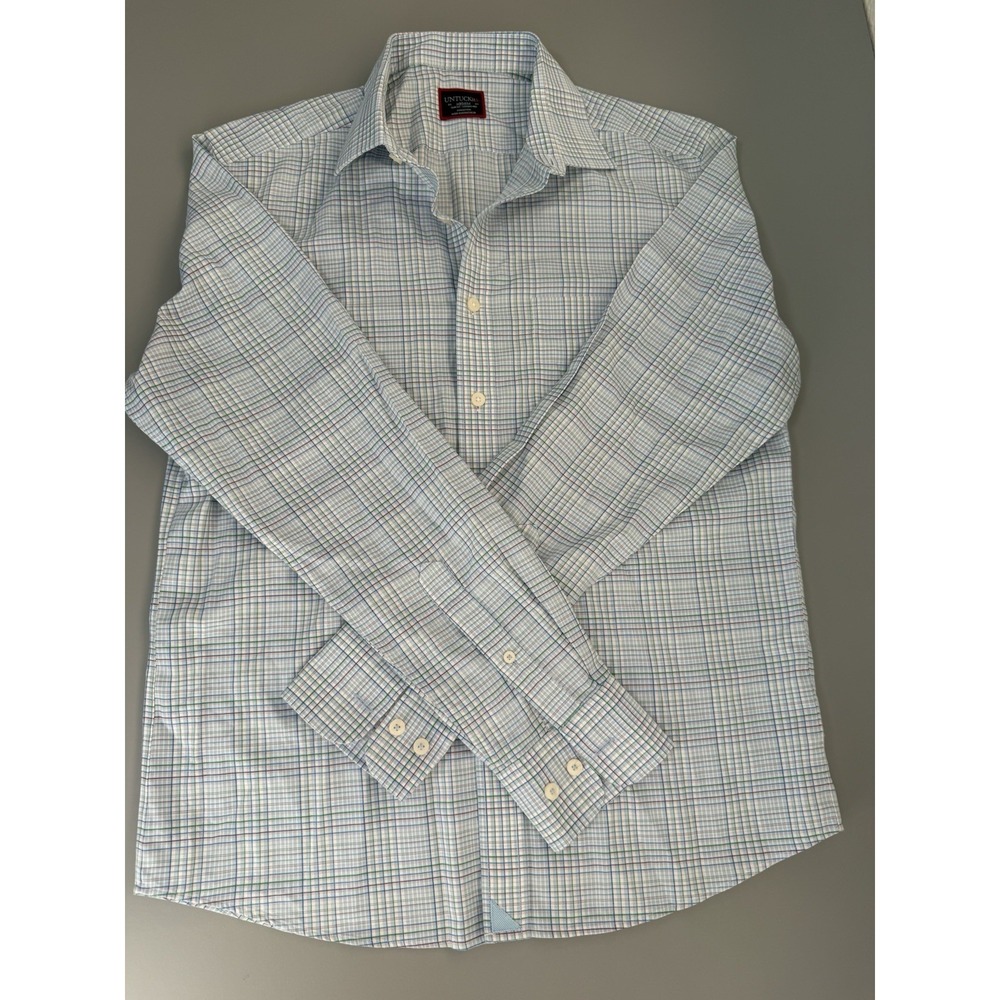 UNTUCKit Medium Slim Fit Plaid Button Down Shirt. N7